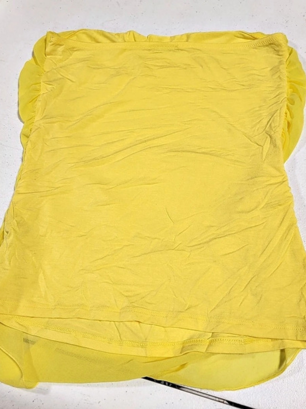 intimissimi Yellow Draped Tank Top Size Medium - Picture 2 of 4